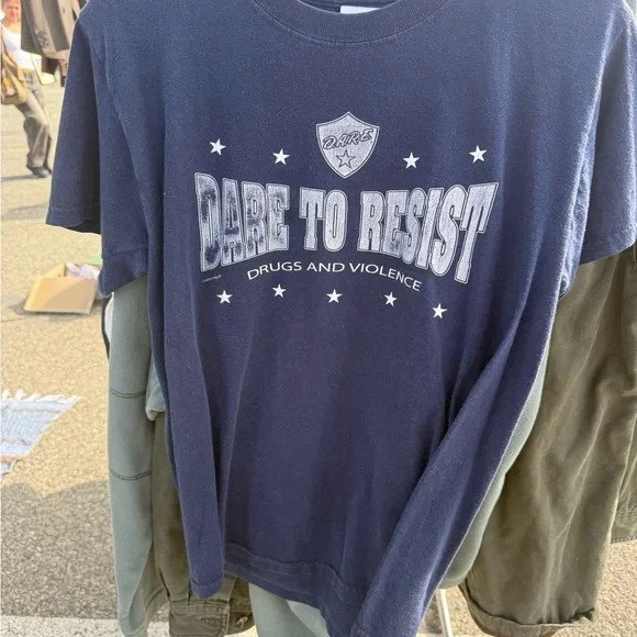 DARE Navy Blue Women's Top - Picture 1 of 3